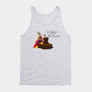 Mjolnir in the Stone (Classic Thor Helmet) Tank Top